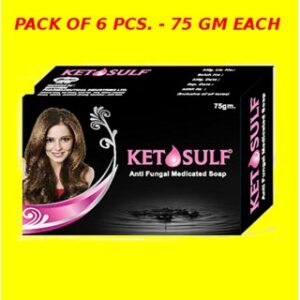 Ketosulf Anti Fungal Soap (set of 6 pcs.) 75 gm Each