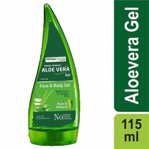 Herbal Canada Aloe vera Face Gel (115ml) Goods for Face Glow, Hair Growth Skin Moisturizer for Women Men